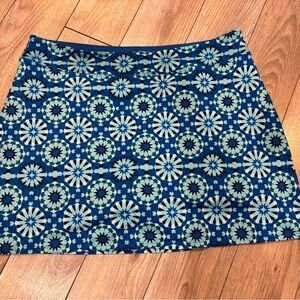 Tranquility by Colorado Clothing Floral Blue Mini Skirt